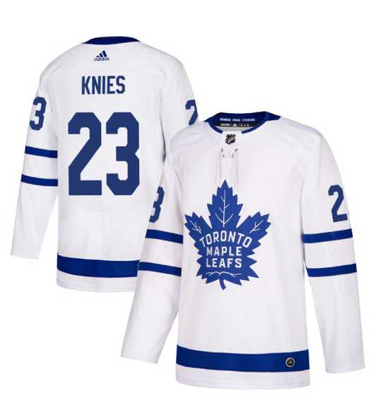Men%27s Toronto Maple Leafs Matthew Knies adidas White Authentic Player Hockey Jersey Dzhi->toronto maple leafs->NHL Jersey